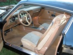 Restored hobnail interior (fabric found on internet).