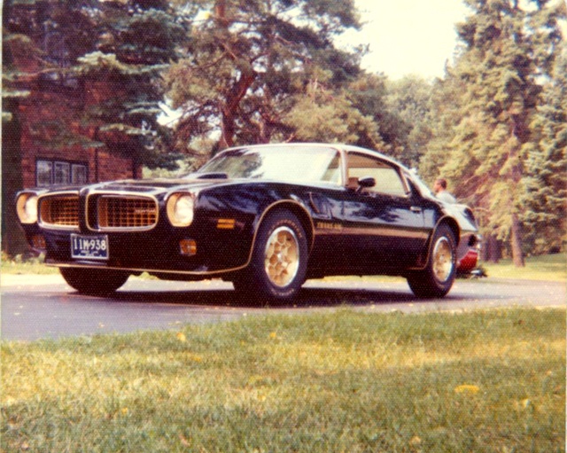 1973 in Chuck Jordans (VP of GM) driveway