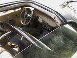 See the tops...they should be on the top...not in the car...I guess they rode to the junk yard with them out one last time?