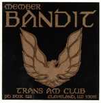Original Bandit Trans Am Cub window sticker