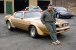 Me and my Gold Bird in front of my Brother\'s 69` GTO.