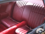 Firethorn red interiors sure stand out.