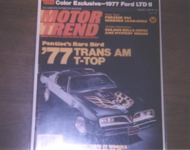 Motor Trend Magazine- August '76