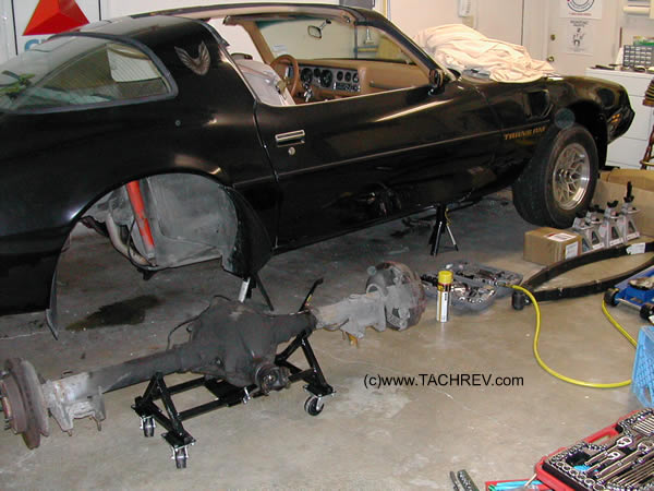 This 'Leaker' rear-end had been previously worked on by a local shop that didn't know about proper crush sleeve, pinion seal installation....or servicing rear ends at all! Pyle Brothers of Baytown Texas to the rescue! These photos are of the removal pr...