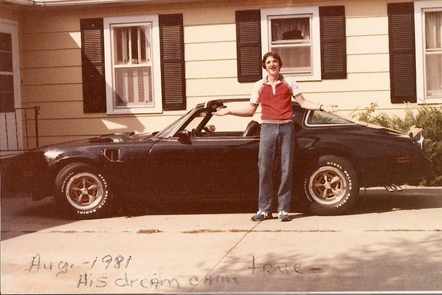 Here\'s me at age 17 with my first Trans Am.  More photos are at: http://www.motortopia.com/album/
view/p/cars/t/garage/a/16957/i/
my_first_trans_am