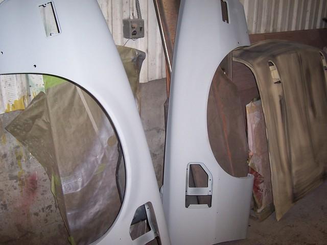 Fenders, Primed and Ready to go Back in Black!