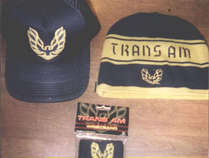 Bandit baseball hat, winter cap, and wrist band