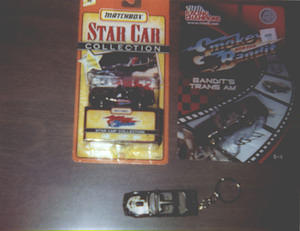 Smokey and the Bandit Matchbox and Racing Champions with keychain car