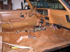 Carpet restoration - new carpet is in!