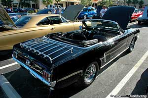 Harlans other baby- 1964.5 Mustang Triple Black and Joes amazing 1968 GTX.