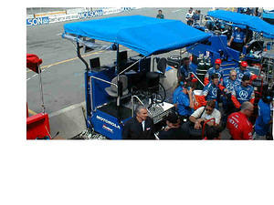 My 20 secs of fame, Molson Inday 2002 on the set of \"Driven\"