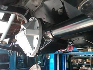 Mosser 12 bolt posi 3.43 gears.