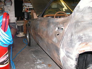 Striping the paint