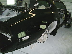 shell painted been in booth few days