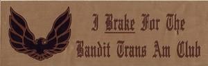 Bandit Brake decal