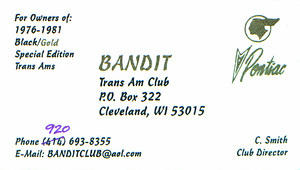 Bandit Card