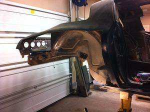 off with the skin, outer wheel house, tail panel corner, trunk drop and 12 inches of rocker panel