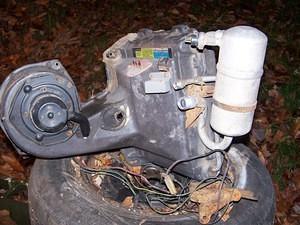 Heater A/C box engine compartment side, a few in stock.